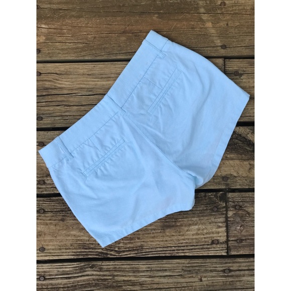 ⚡️J.CREW | 100% Blue Cotton Oxford Shorts - Picture 2 of 4